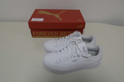 Lot Boxed pair of ladies Puma Crew Snake trainers...