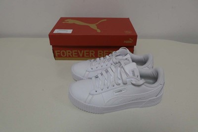 Lot Boxed pair of ladies Puma Crew Snake trainers...