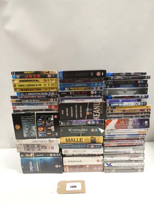 Lot 2406 - Quantity of Blu-Ray and DVD films / box sets