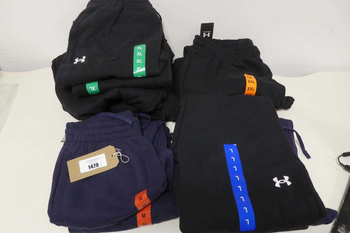 Lot 1479 - Approx. 13 pairs of men's Under Armour joggers