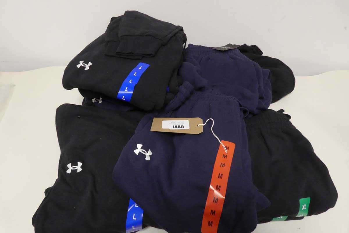 Lot 1480 - Approx. 12 pairs of men's Under Armour joggers