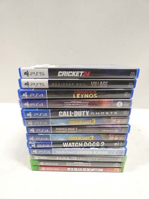 Lot 2015 - 2x PS5 games, 8x PS4 games, 1x Xbox Series S...