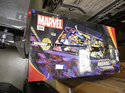 Lot 2598 - Boxed Marvel Arcade One Up pinball machine