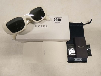 Lot 2018 - Prada SPR 17W sunglasses with case and box