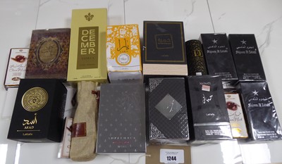 Lot 1244 - Large selection of various perfumes