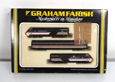 Lot 171 - A Graham Farish N gauge 8127 3-car Intercity...