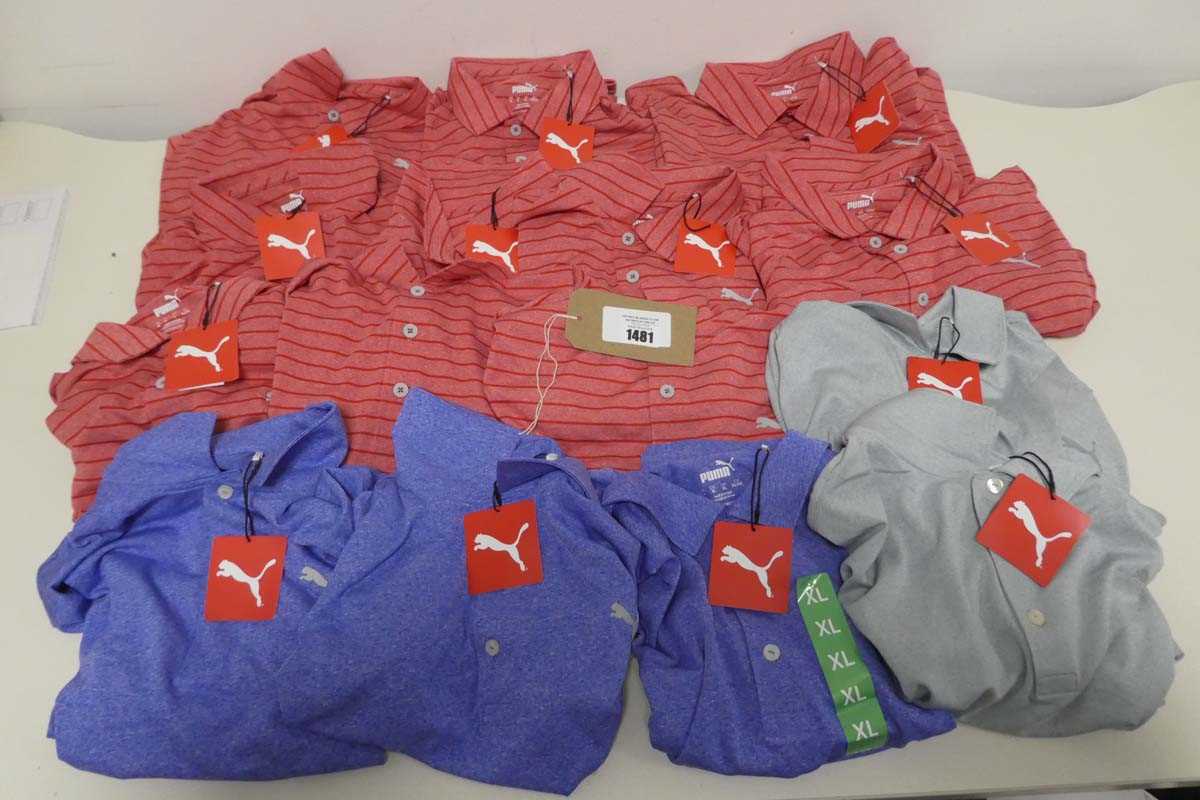 Lot 1481 - Approx. 15 Puma Polo shirts.