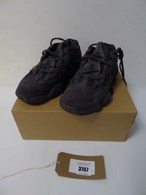 Lot 3757 - Boxed pair of men's Adidas Yeezy 500 trainers,...