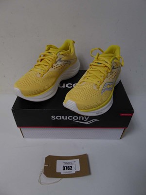 Lot 3762 - Boxed pair of ladies Saucony running shoes,...