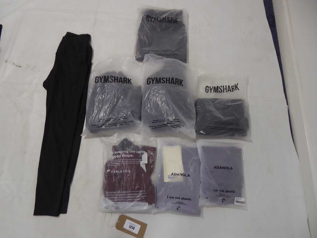 Lot 1274 - Selection of Gym Shark, Fabletics and Adanola...