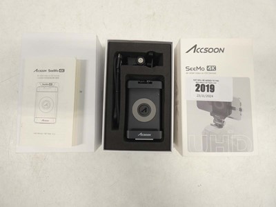 Lot 2019 - Accsoon SeeMo 4K HDMI camera video feed for...