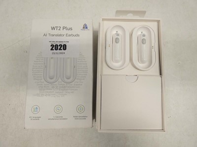 Lot 2020 - WT2 Plus AI translator earbuds