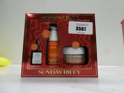 Lot 3561 - Sunday Riley Morning Buzz gift set