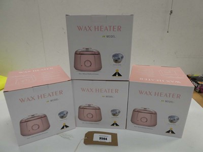 Lot 3564 - 4 Wax heaters