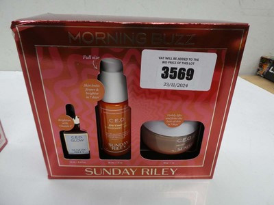 Lot 3569 - Sunday Riley Morning Buzz gift set