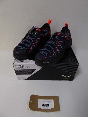 Lot 3763 - Boxed pair of Salewa Wildfire Edge GTX shoes,...