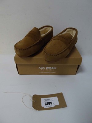 Lot 3765 - Boxed pair of ladies Auswooli moccasins,...