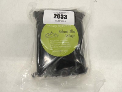 Lot 2033 - 1kg Altai Shilajit pure resin