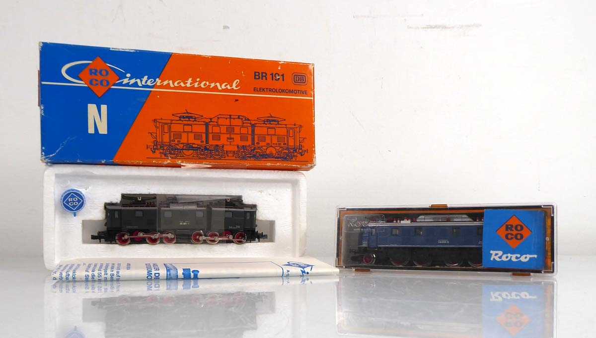 Lot 178 - Two Roco N gauge electric loco's, both boxed (2)