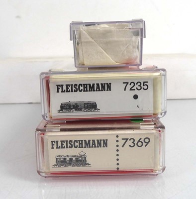 Lot 179 - Three Fleischmann N gauge electric and diesel...