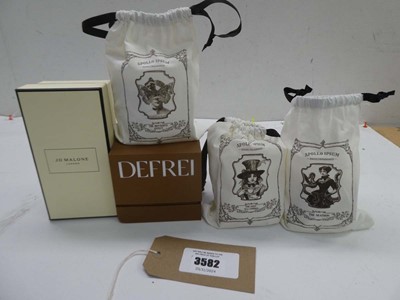 Lot 3582 - 5 scented candles comprising Jo Malone, Defrei...