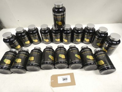 Lot 2417 - 19x Fraction One 60 Bromelain with Turmeric...