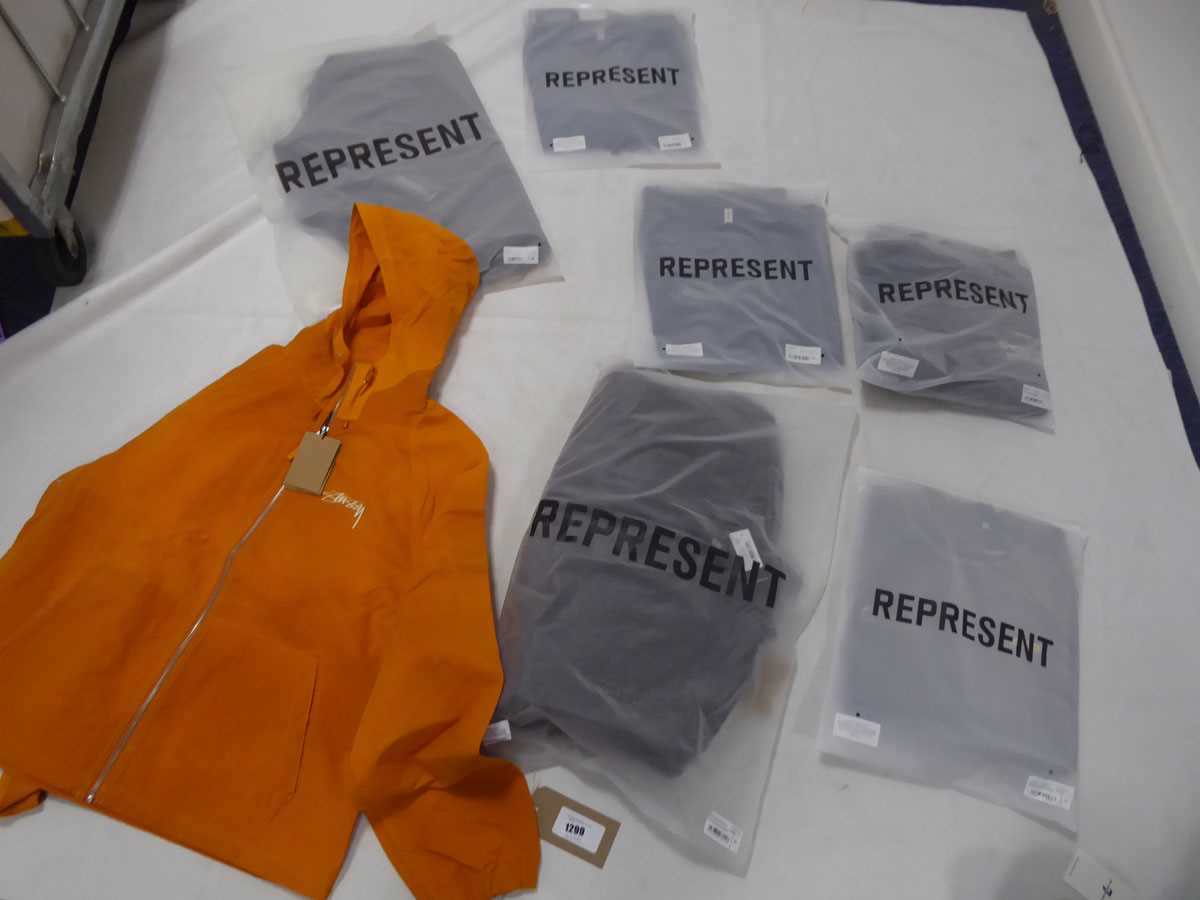 Lot 1299 - Selection of Represent clothing plus Stussy...