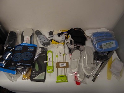 Lot 3793 - Bundle of shoe accessories, includes- insoles,...