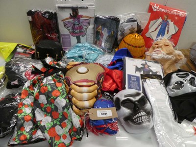 Lot 3591 - Selection of fancy dress costumes, masks, hats...