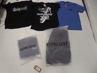 Lot 3859 - Selection of Represent and Stussy clothing