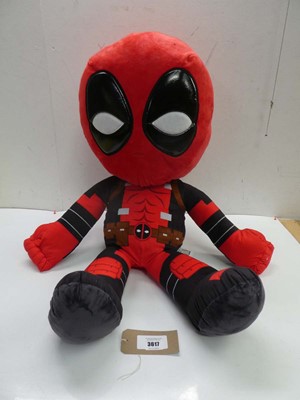 Lot 3617 - Large Marvel Deadpool soft cuddly toy