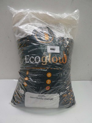 Lot 4607 - 15kg bag of Ecoglow premium natural wood pellets