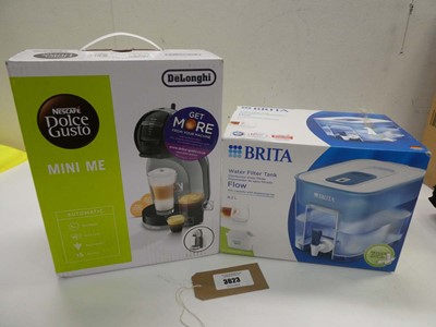 Lot 3623 - DeLongi Dolce Gusto Mini Me coffee maker and...