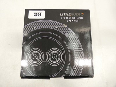 Lot 2054 - Lithe Audio stereo ceiling speaker