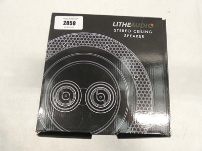 Lot 2058 - Lithe Audio stereo ceiling speaker