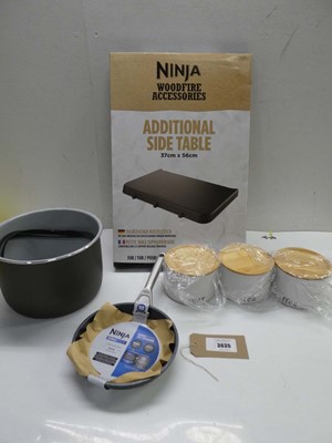 Lot 3635 - Ninja Woodfire additional side table, Ninja...