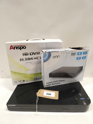 Lot 2434 - Samsung, Onn and Anspo media players