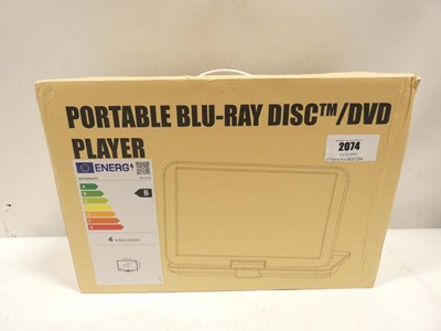 Lot 2074 - Portable 15" Blu-Ray / DVD player