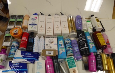 Lot 3889 - Large selection of various shampoo and...