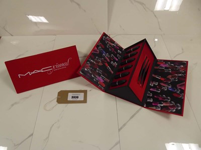 Lot 3930 - 2x M.A.C macximal sleek sating lipstick gift...