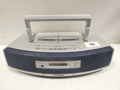 Lot 2077 - Panasonic RX-ED50 portable stereo CD system