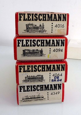 Lot 189 - Three Fleischmann OO gauge tanks locos: 4016,...