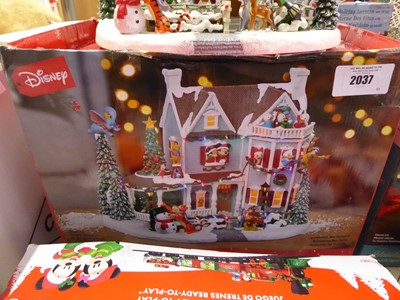 Lot 2037 - Disney animated holiday house with integrated...