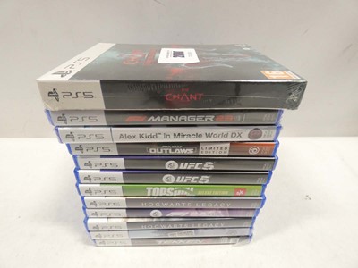 Lot 2080 - 12x PS5 games