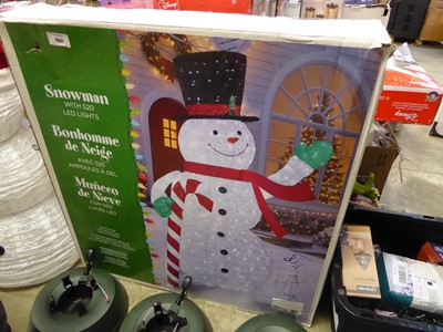 Lot 2041 - 8" outdoor LED light up Snowman