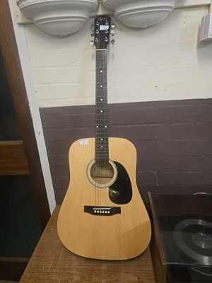 Lot 2 - A Fender Squier acoustic guitar model. SA-105