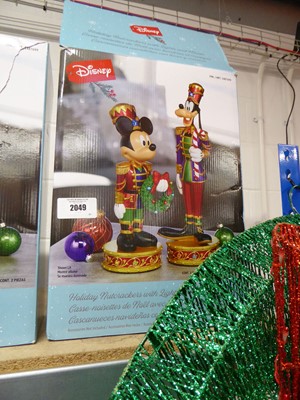 Lot 2049 - Disney 2 piece Holiday Nutcracker set with...