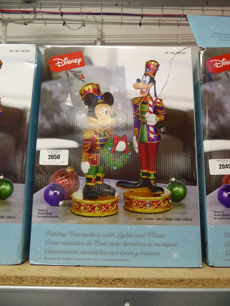 Lot 2050 - Disney 2 piece Holiday Nutcracker set with...