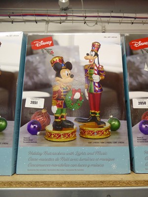 Lot 2051 - Disney 2 piece Holiday Nutcracker set with...