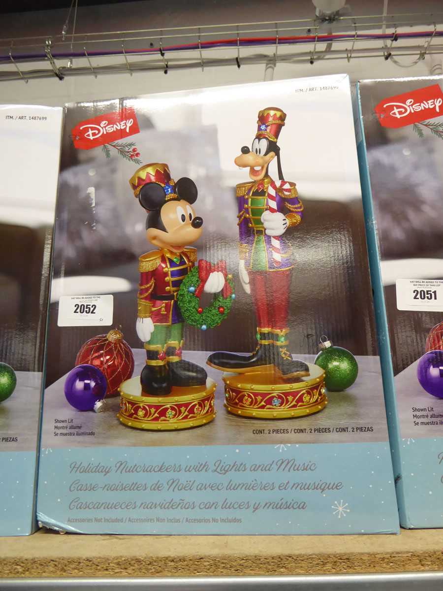 Lot 2052 - Disney 2 piece Holiday Nutcracker set with...